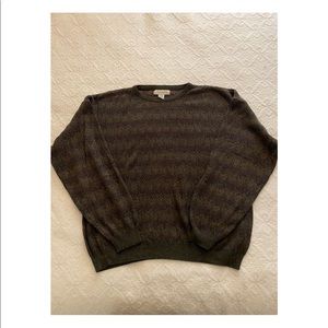 Vintage L Pronto Uomo Knit Green Grandpa Sweater